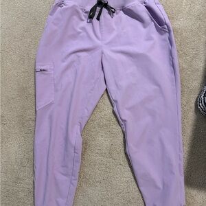 Lavender figs jogger scrub pants